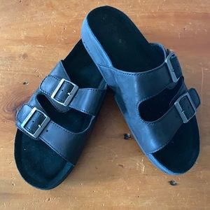 Roots leather sandals